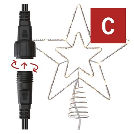D1ZW01 CONNECT TOP TREE STAR 30LED WW 2