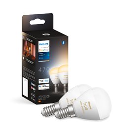 HUE SET 2x WA LED Luster žárovka E14 5,1W 470lm K IP20, stmívatelné