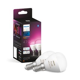 HUE SET 2x WACA LED Luster žárovka E14 5,1W 470lm K IP20, stmívatelné