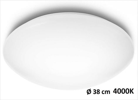 31802/31/16 Suede přisazené LED svítidlo 1x24W 2350lm 4000K IP20 38cm, bílé 1