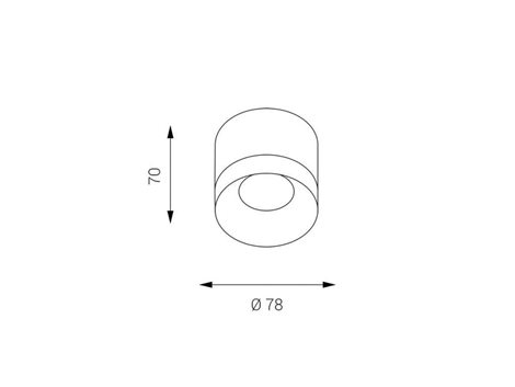 LED2 1110933 TINY, B 8W 3000K 6