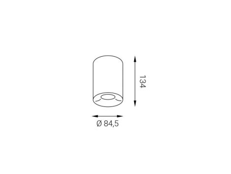 LED2 1150633 TUBUS C, B 9W 3000K 6