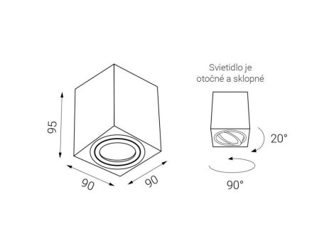 LED2 1160131 BOX, W 6W 3000K 5