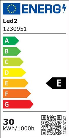 LED2 1230951 SQUARE II 40 30W 3000K/3500K/4000K 9