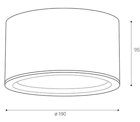 LED2 1235551 KAPA ON 19, W 25W 3000K/3500K/4000K 3