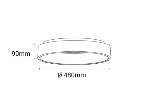 LED2 1270153 BELLA 48, B 40W 2CCT 3000K/4000K 4