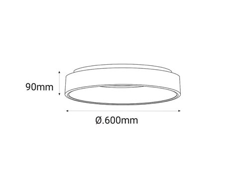 LED2 1270253D BELLA 60, B DALI/PUSH DIM 50W 2CCT 3000K/4000K 4