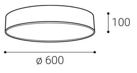 LED2 1271351D MONO 60, W DIM 60W 2CCT 3000K/4000K 5