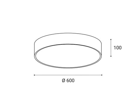 LED2 1271353D MONO 60, B DALI/PUSH DIM 60W 2CCT 3000K/4000K 4