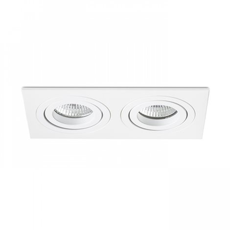 R12713 PASADENA GU10 SQ II zápustná bílá 230V GU10 2x50W 4