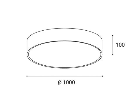 LED2 1271553D MONO 100, B DALI/PUSH DIM 153W 2CCT 3000K/4000K 4
