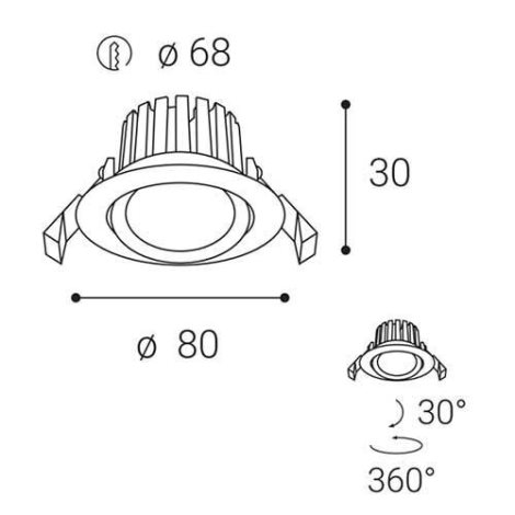 LED2 2231641 MAX 2, W 8W 4000K 3