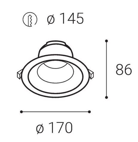 LED2 2236151 ALFA II 17 9-15W 3CCT 3000K/3500K/4000K 6