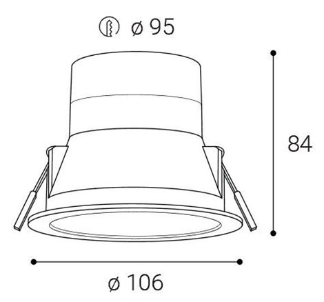 LED2 2236751DT ZERO II XL, W TRIAC DIM 8W 3000K/3500K/4000K 4