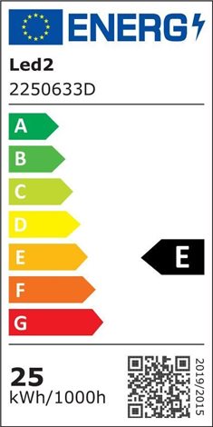 LED2 2250633D ZETA M, B DALI/PUSH DIM 20W 3000K 7