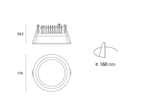 LED2 2250633 ZETA M, B 18-25W 3000K 6