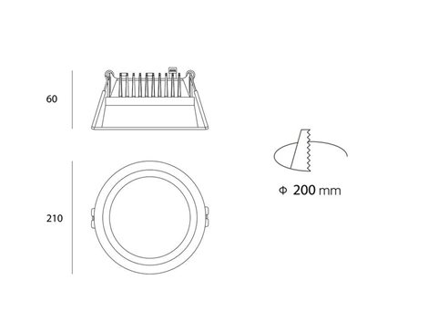 LED2 2250733 ZETA L, B 18-25W 3000K 6