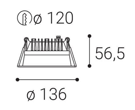 LED2 2250841CS ZETA S, W 15W CASAMBI 4000K 6