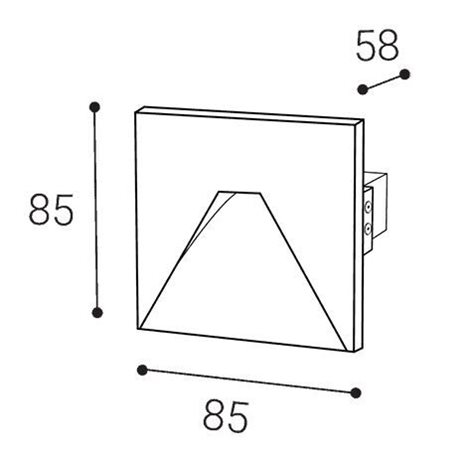 LED2 2390653 WALK II Q, B 3W 3000K/4000K/6000K 5