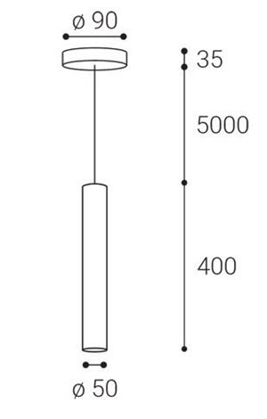LED2 3091833D MIKY 40 Z, B DALI/PUSH DIM 10W 3000K 3