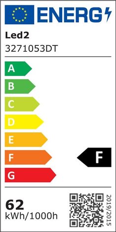 LED2 3271053DT CIRCLE 80 P-Z, B TRIAC DIM 62W 3000K/4000K 6
