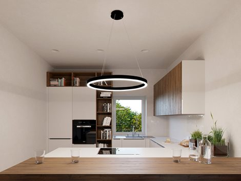 LED2 3273453D CIRCLE 100 P-Z, B DALI/PUSH DIM 80W 3000K/4000K 2