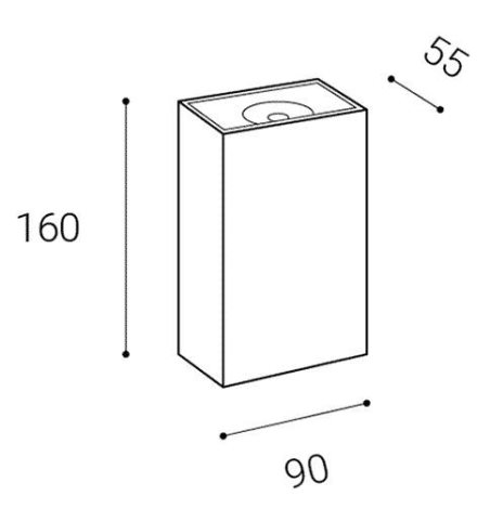 LED2 5100434 BLOCK, A 6W 3000K 7