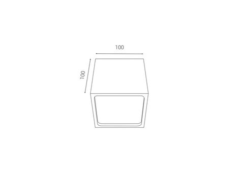 LED2 5111134 CUBE, A 12W 3000K IP54 2