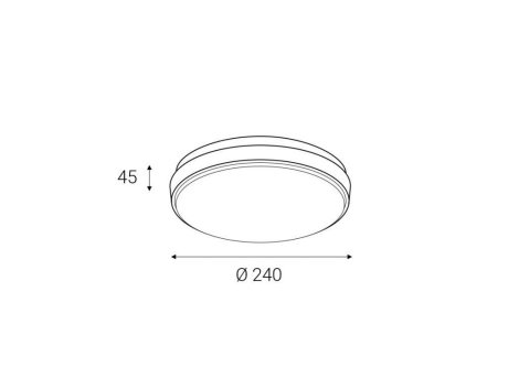 LED2 5130734 LUNA L, A 20W 3000K 5