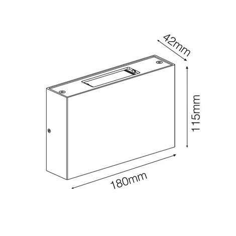 LED2 5131334 BLADE, 2x6W 3000K 500lm 8