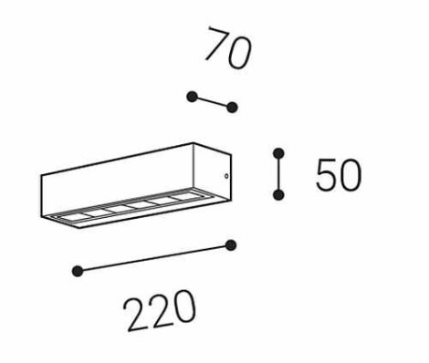 LED2 5131434 BENO 2, A 12W 3000K 5