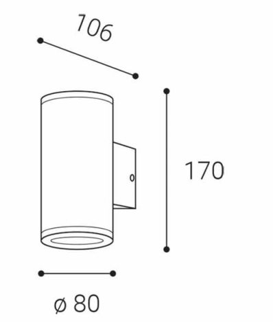 LED2 5131604 MIDO 2, A 2xGU10 IP54 3