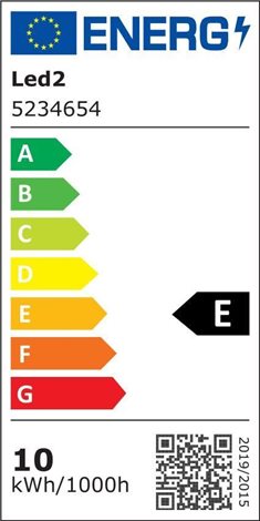 LED2 5234654 TUBO II, A 10W 3000K/4000K/5700K 6
