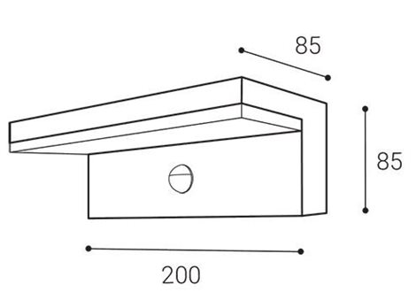 LED2 5400254 HUGO II, A IR 9W 3000K/4000K 7