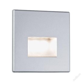 994.95 LED vestavné svítidlo do zdi Edge Quadro hranaté 8x8cm 1,1W 230V 2700K matný chrom