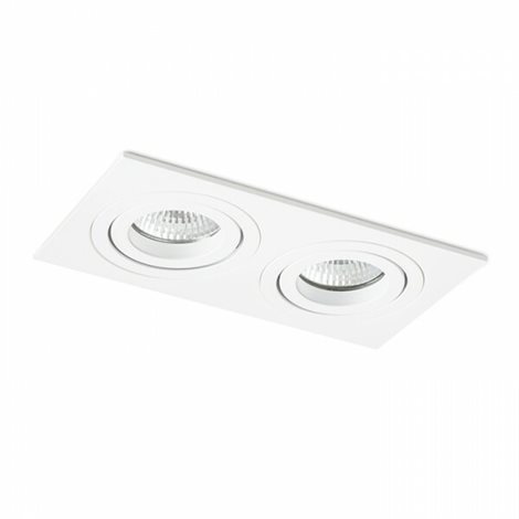 R12713 PASADENA GU10 SQ II zápustná bílá 230V GU10 2x50W 3
