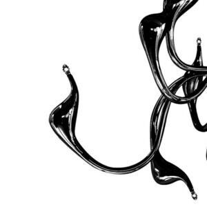 AZ1017 Snake Pendant (black) 3