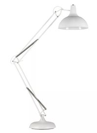 GUNNAR stojací lampa 1x E27 50W bez zdroje 165cm IP20, bílá