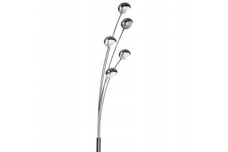 PALP stojací lampa 5x E14 40W bez zdroje 210cm IP20, chromové 6
