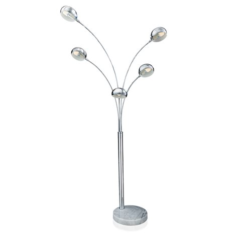 PALP stojací lampa 5x E14 40W bez zdroje 210cm IP20, chromové 4