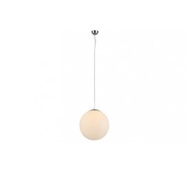 White ball závěsné svítidlo 1x E27 40W bez zdroje 20cm IP20, bílé