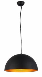 Modena 40 závěsné svítidlo 1x E14 40W bez zdroje 40cm IP20, černá/zlatá