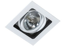 Sisto 1 podhledové svítidlo 1x GU10 50W bez zdroje hranaté 19cm IP20, bílé