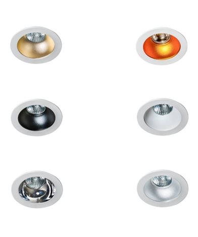Remo 1 podhledové svítidlo 1x GU10 50W bez zdroje 11cm kulaté IP20, bílé 2