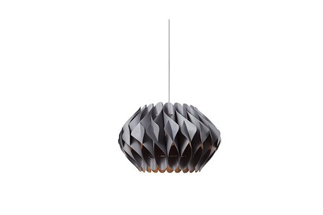 Ruben M závěsné svítidlo 1x E27 60W bez zdroje 45cm IP20, šedé 2