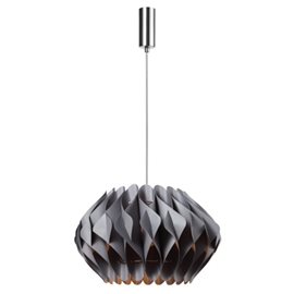 Ruben M závěsné svítidlo 1x E27 60W bez zdroje 45cm IP20, šedé