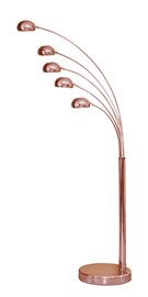Palp stojací lampa 5x E14 40W bez zdroje 210cm IP20, měděná
