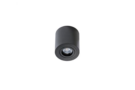 Brant přisazené bodové svítidlo 1x GU10 50W bez zdroje 9cm kulaté IP20, černé 2