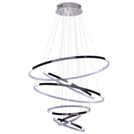 WHEEL závěsné svítidlo LED 140W  8400lm 3000K IP20, chromové  1