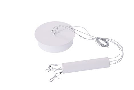 Monza Set pro zavěšení stropních svítidel Monza R o průměrech 30cm, 40cm, 60cm, bílá 4